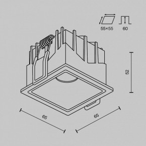 Встраиваемый светильник Maytoni Alfa LED DL043-01-10W4K-SQ-B-1 в Качканаре - kachkanar.ok-mebel.com | фото 11