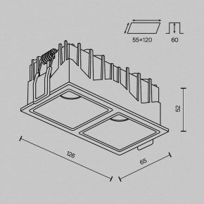 Встраиваемый светильник Maytoni Alfa LED DL043-02-10W3K-SQ-W-1 в Качканаре - kachkanar.ok-mebel.com | фото 10