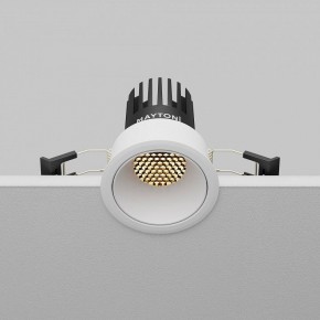 Встраиваемый светильник Maytoni Dip DL115-10W-2.7K-W в Качканаре - kachkanar.ok-mebel.com | фото 7