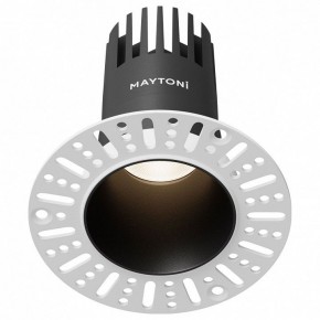 Встраиваемый светильник Maytoni Dip DL120-10W-4K-TRS-B в Качканаре - kachkanar.ok-mebel.com | фото
