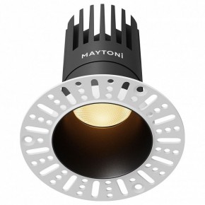 Встраиваемый светильник Maytoni Dip DL122-15W-2.7K-TRS-B в Качканаре - kachkanar.ok-mebel.com | фото