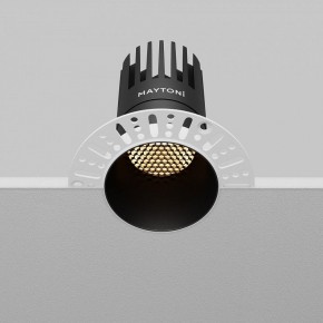 Встраиваемый светильник Maytoni Dip DL122-15W-2.7K-TRS-B в Качканаре - kachkanar.ok-mebel.com | фото 7