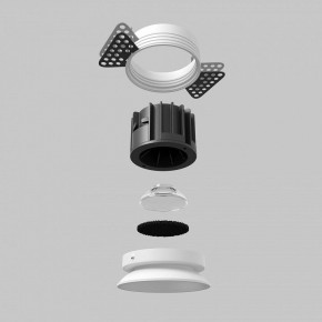 Встраиваемый светильник Maytoni Round DL058-12W2.7K-TRS-W в Качканаре - kachkanar.ok-mebel.com | фото 5