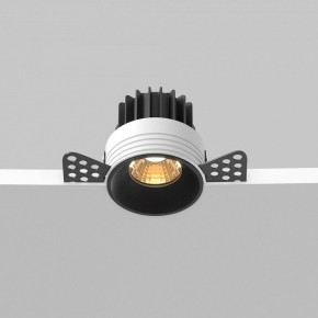 Встраиваемый светильник Maytoni Round DL058-7W2.7K-TRS-B в Качканаре - kachkanar.ok-mebel.com | фото 4