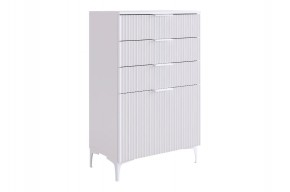 ЗЕФИР Комод (белый муар) в Качканаре - kachkanar.ok-mebel.com | фото