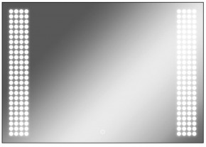 Зеркало Cosmo 100 black с подсветкой Sansa (SC1047Z) в Качканаре - kachkanar.ok-mebel.com | фото