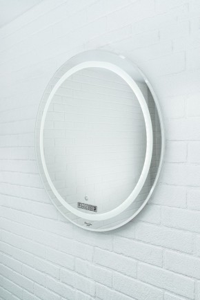 Зеркало Gia 75 white с подсветкой Sansa (SGa1044Z) в Качканаре - kachkanar.ok-mebel.com | фото 2