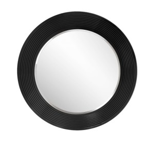Зеркало круглое черный (РМ/02(S) в Качканаре - kachkanar.ok-mebel.com | фото 1