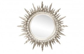 Зеркало круглое серебро (1810(1) в Качканаре - kachkanar.ok-mebel.com | фото 1