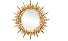 Зеркало круглое золото (1810(1) в Качканаре - kachkanar.ok-mebel.com | фото