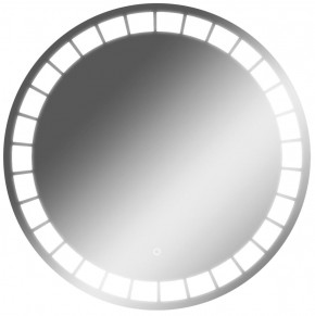 Зеркало Маскат 700х700 с подсветкой Домино (GL7057Z) в Качканаре - kachkanar.ok-mebel.com | фото 1