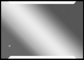 Зеркало Оттава 1000х700 с подсветкой Домино (GL7028Z) в Качканаре - kachkanar.ok-mebel.com | фото 2