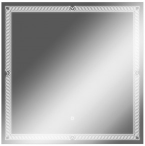 Зеркало Паликир 700х700 с подсветкой Домино (GL7051Z) в Качканаре - kachkanar.ok-mebel.com | фото 1